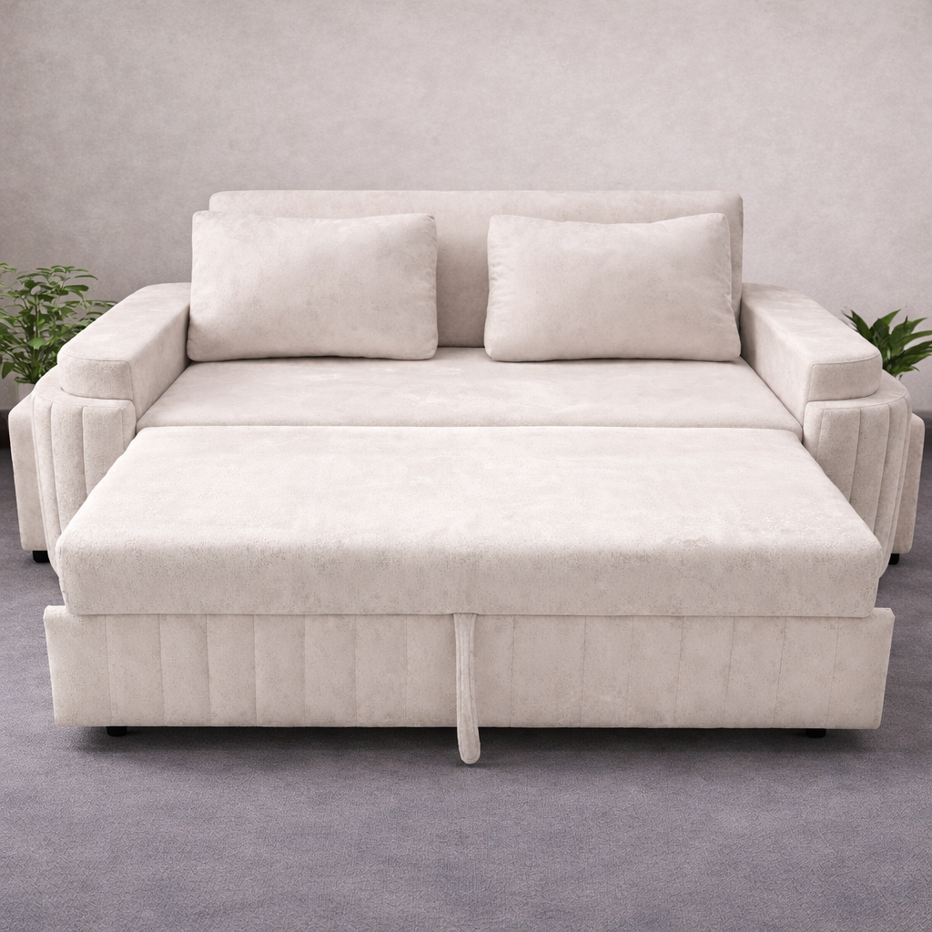 Sofá Cama Holanda Moderno | Sofá Convertible Elegante para Sala